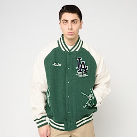 New Era MLB Varsity Jacket Los Angeles Dodgers groen