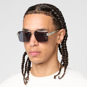 Karl Kani Signature Metal Framed Sunglasses zwart