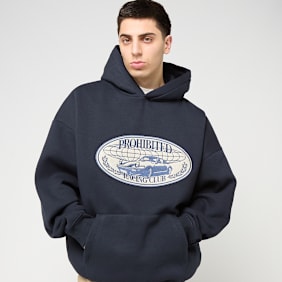 Prohibited Racecore Hoodie niebieski