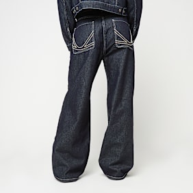 Karl Kani OG Rinsed Wide Leg Jeans bleu
