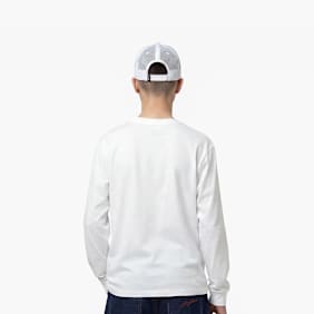 Karl Kani Cursive Varsity Longsleeve Junior blanc
