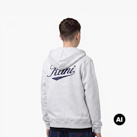 Karl Kani Signature Zip Hoodie cinzento