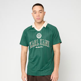 Karl Kani Heritage Emblem Shadow Pinstripe Soccer Jersey zielony