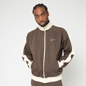 Karl Kani Signature Sidestripe Pique Trackjacket marrone