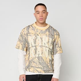 Karl Kani Heritage Wood Camo Mesh Boxy Jersey multicolorido