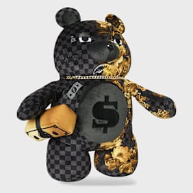 SPRAYGROUND Gold Floral Remix Moneybear Backpack schwarz
