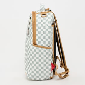 SPRAYGROUND Graff Embossed Cream Check Backpack blanco