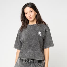 Felicious Cropped destroyed Tee cinzento