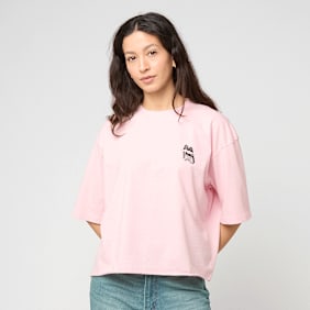 Felicious Cropped destroyed Tee lichtroze