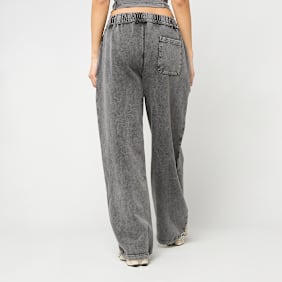 Felicious Washed Oversized Sweatpants szary