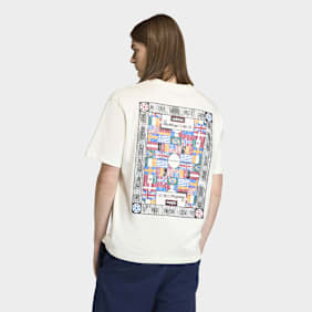 adidas Originals Archive Country Flag Tee Shirt beige