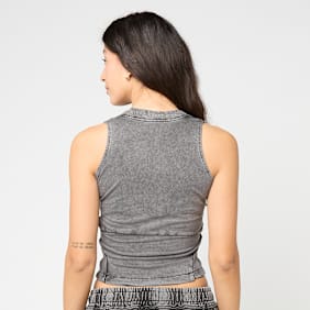 Felicious Washed Sweat Vest siva