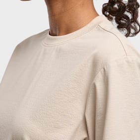 Urban Classics Ladies Sorona® Regular Boxy Tee beż