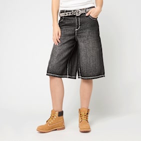 Urban Classics Ladies Denim Bermuda gris