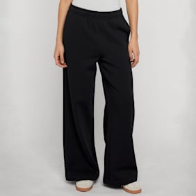 Urban Classics Ladies Fluffy Wideleg Trackpants zwart