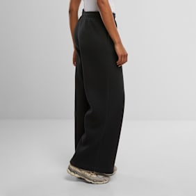 Urban Classics Ladies Fluffy Wideleg Trackpants czarny