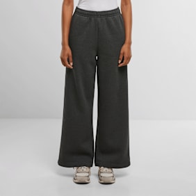 Urban Classics Ladies Fluffy Wideleg Trackpants siva