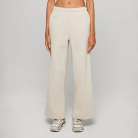 Urban Classics Ladies Fluffy Wideleg Trackpants beige