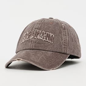 Karl Kani Heritage Distressed Twill Baseball Cap brun