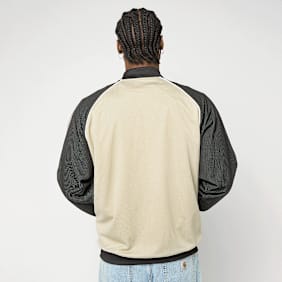 adidas Originals Loose Mesh Track Top beige