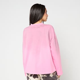 Another Cotton Lab Another Vintage Logo Washed Longsleeve rosa
