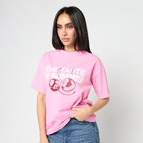 Another Cotton Lab Taste of Summer Washed T-Shirt rosa