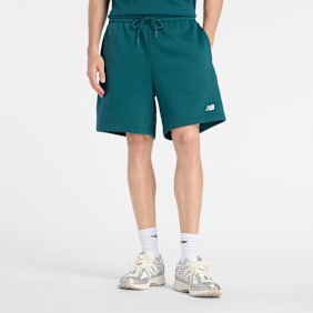 New Balance Sport Essentials Fleece Short 7 Inch verde