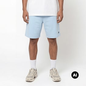 New Balance 9 Inch French Terry Short niebieski