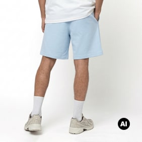 New Balance 9 Inch French Terry Short bleu