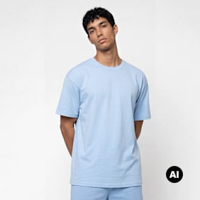 Urban Classics Heavy Oversized Tee blau