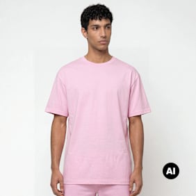 Urban Classics Heavy Oversized Tee lichtroze