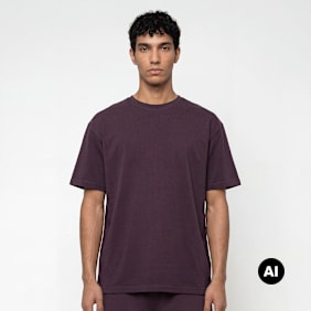 Urban Classics Heavy Oversized Tee pourpre
