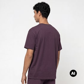 Urban Classics Heavy Oversized Tee pourpre