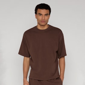 Urban Classics Heavy Washed Boxy Tee brun