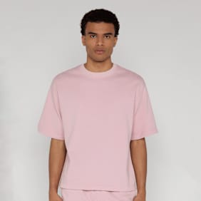 Urban Classics Heavy Washed Boxy Tee lichtroze