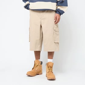 Urban Classics Washed Workwear Cargo Shorts beige