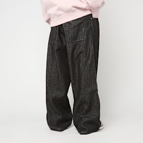 Urban Classics Pleated Jeans With Long Pocket nero