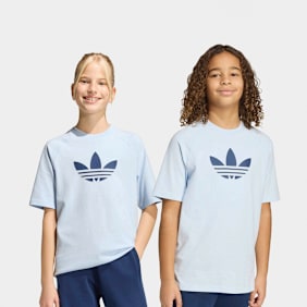 adidas Originals Graphic Trefoil Loose Tee plava