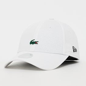 Lacoste FEMALE 9FORTY Lacoste x New Era Plain Cotton Cap blanc
