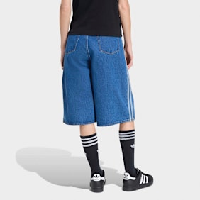 adidas Originals Firebird Jorts Denim blauw