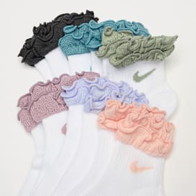 Nike 6 PACK - NHG Ruffle Ankle Socks multicolor
