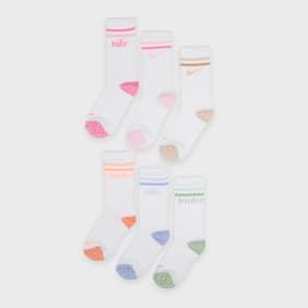 Nike   6 PACK - NHN Super Soft Marl Micro bianco
