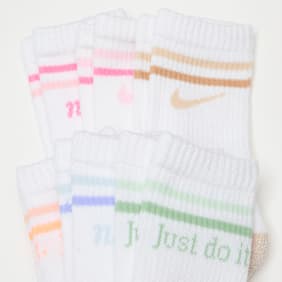 Nike 6 PACK - NHN Super Soft Marl Micro weiß