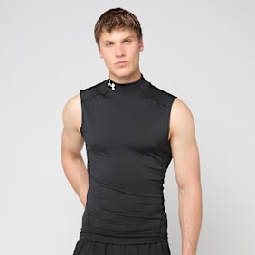 Under Armour HeatGear® Compression Mock Sleeveless schwarz