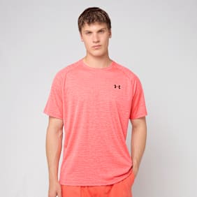 Under Armour Tech Textured Shortsleeve czerwony
