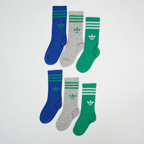 adidas Originals 6 PACK - 3 Stripes Crew Socks multicolor