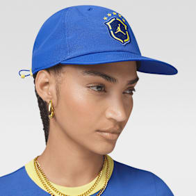Jordan Pro Unstructured Flat Bill Hat niebieski