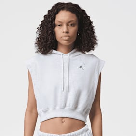 Jordan Brooklyn Fleece French Terry Nov Top gris