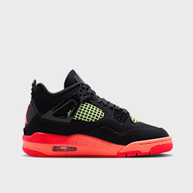 Jordan Air Jordan 4 Retro "Black & Infrared 23" (GS) zwart