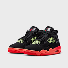 Jordan Air Jordan 4 Retro "Black & Infrared 23" (GS) schwarz